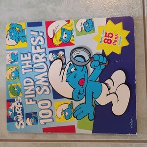 🍓 4/$20 Smurfs Look and Find Book